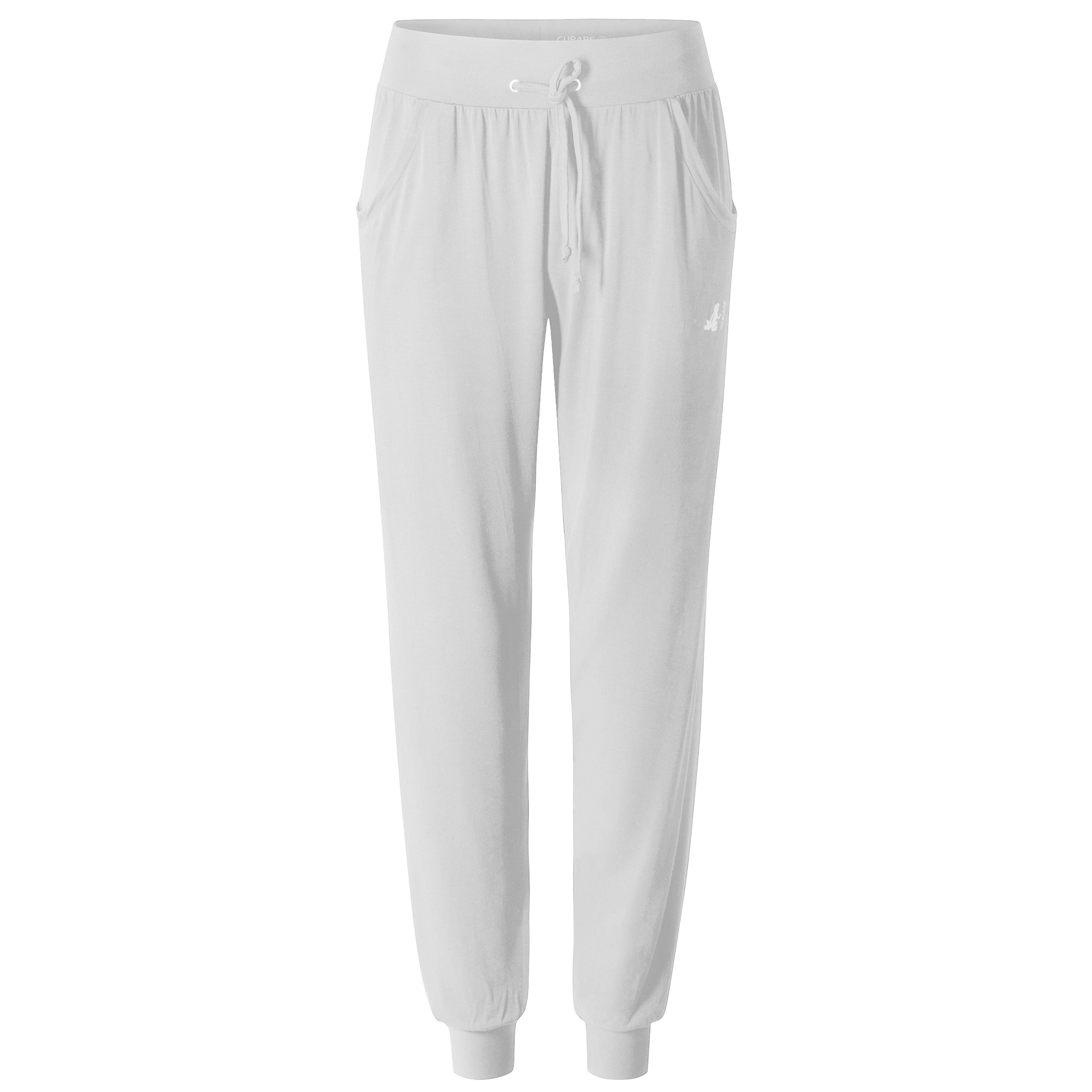 Men Long Pants Relaxed - soft white - YOGISHOP