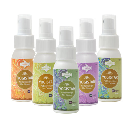 Bio Yogamatten-Reiniger 5 x 50 ml in der Schmuckverpackung - YOGISHOP