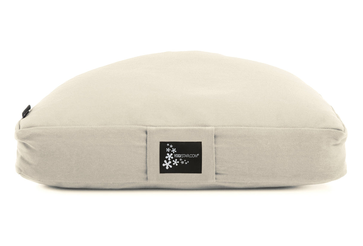 2. Wahl Meditationskissen - Halbmond - naturweiss - YOGISHOP