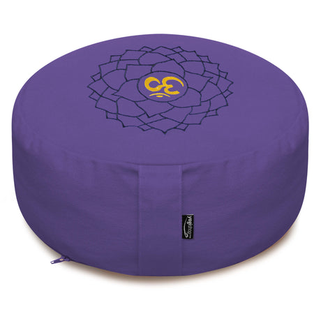Meditationskissen - rund - Chakras - organic cotton - ø 36cm x 15cm - YOGISHOP