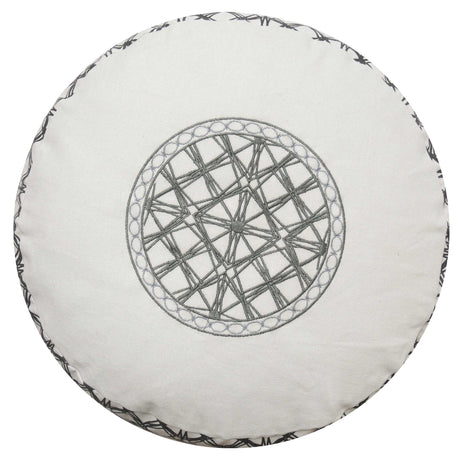 Meditationskissen rund - vintage - organic cotton - ø 36cm x 15cm - YOGISHOP