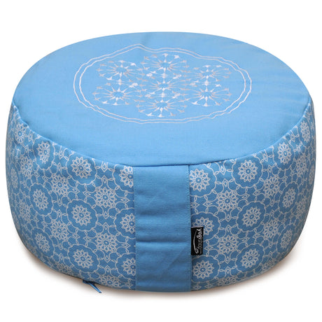 Meditationskissen rund - vintage - organic cotton - ø 30cm x 15 cm - YOGISHOP