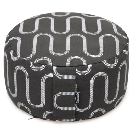 Meditationskissen rund - vintage - organic cotton - ø 30cm x 15 cm - YOGISHOP