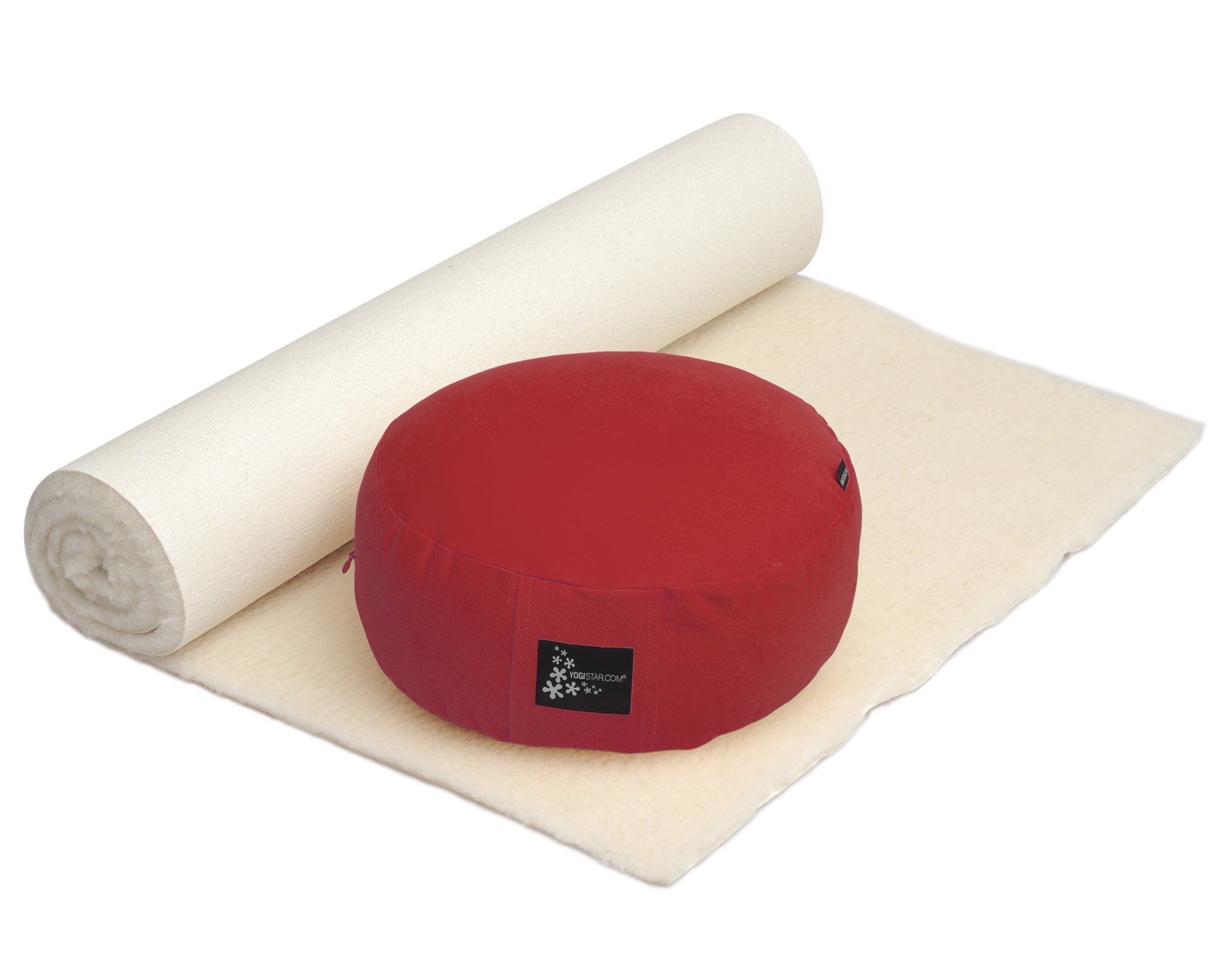 Yoga-Set Comfort Edition - Meditation natur 75 x 180 cm - YOGISHOP