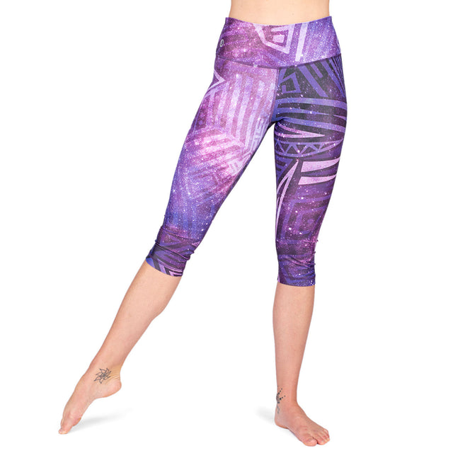 Yoga-Capri - Stardust Tribe - High Waist - YOGISHOP