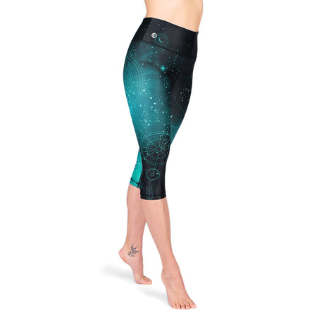 Yoga-Capri - Cosmic Space - High Waist - YOGISHOP