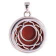Sakral-Chakra Anhänger mit Karneol und Kette - YOGISHOP