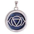 Stirn-Chakra Anhänger mit Lapislazuli und Kette - YOGISHOP
