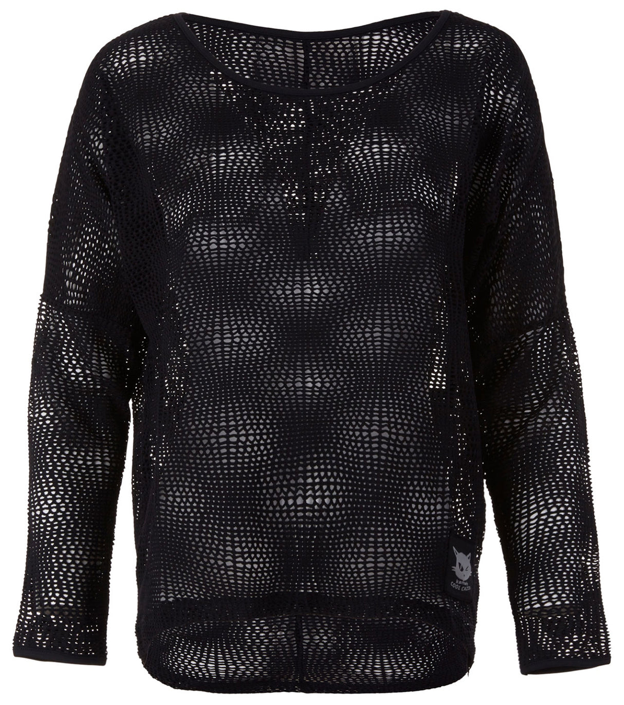 Lounge Mesh-Shirt "Peggy" - charcoal - YOGISHOP
