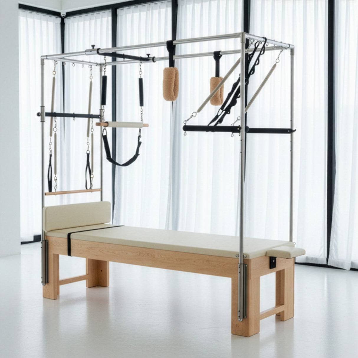 Pilates Cadillac Ahorn - crema