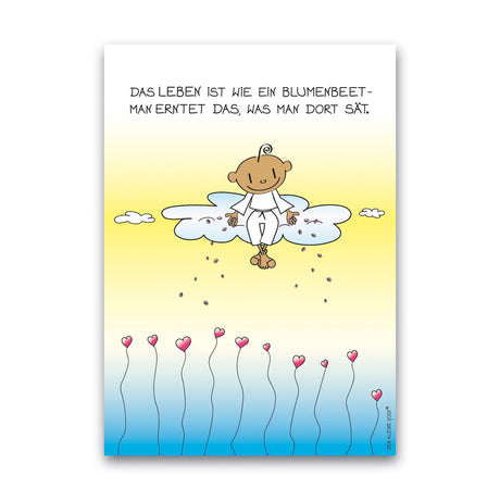 Postkarte Der kleine Yogi - 10,5 x 15 cm - YOGISHOP