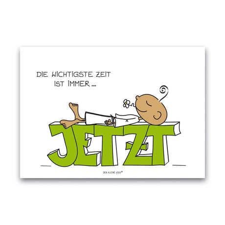 Postkarte Der kleine Yogi - 10,5 x 15 cm - YOGISHOP