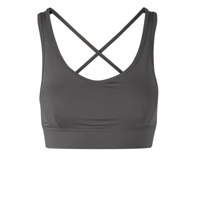 Yoga-Bra Rami - anthracite - YOGISHOP