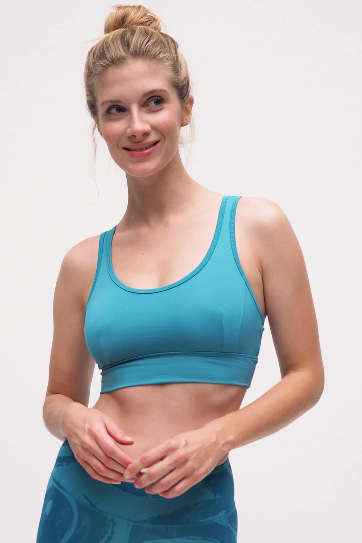 Yoga-Bra Rami - turquoise - YOGISHOP