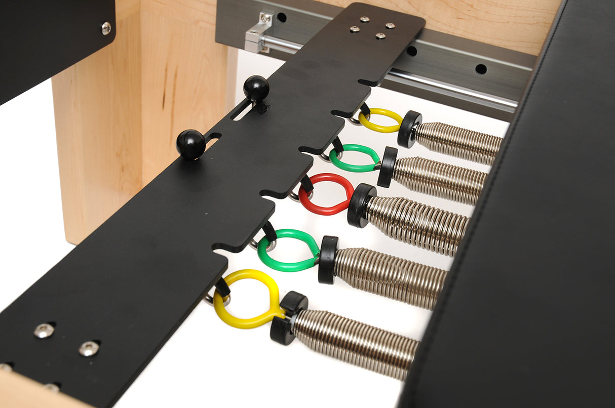 Pilates Reformer Ahorn "Short Leg" (inkl. Sitting Box und Jump Board) - schwarz - YOGISHOP