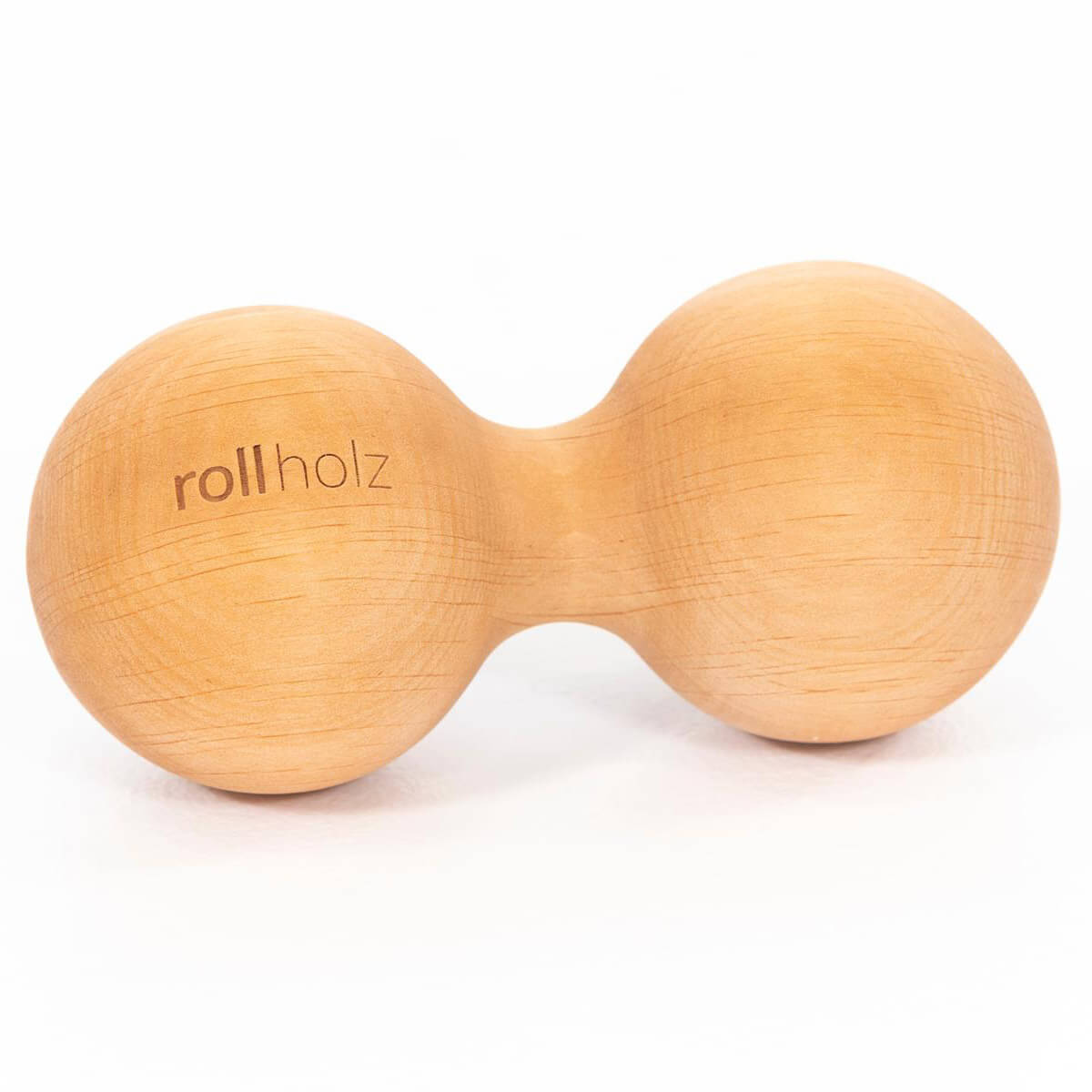 rollholz Faszienkugel - Massage-Doppelkugel aus Erle - YOGISHOP