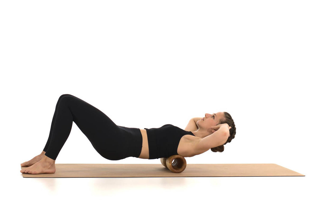 rollholz Faszienrolle - Massage-Rolle PRO aus Eiche - YOGISHOP