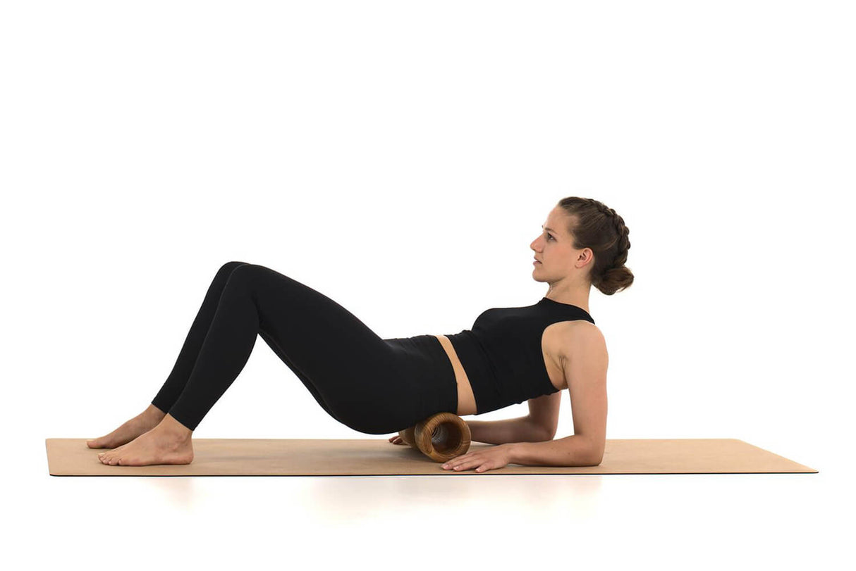 rollholz Faszienrolle - Massage-Rolle PRO aus Eiche - YOGISHOP