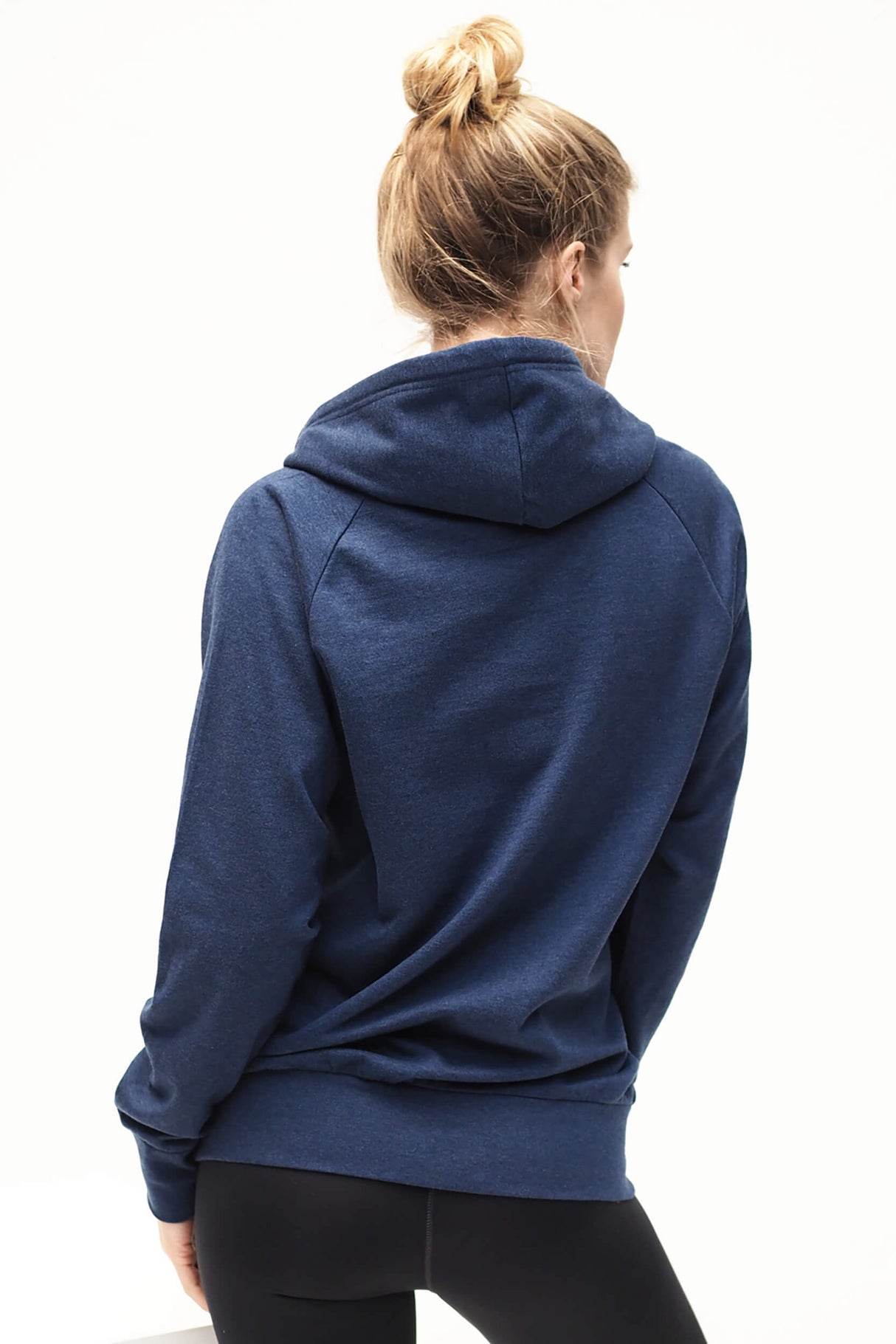 Yoga-Hoodie Rudra - blue marl - YOGISHOP