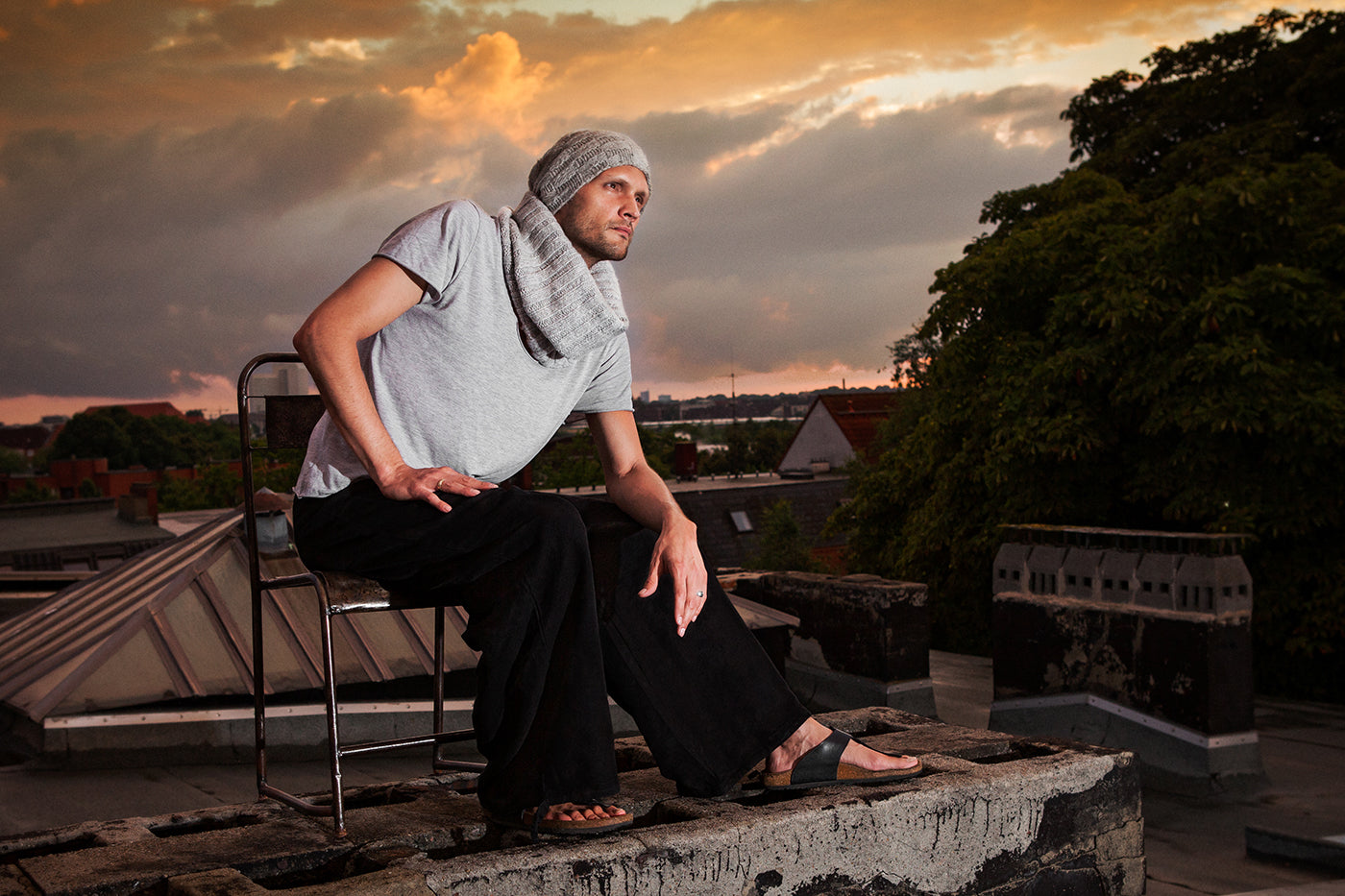 Leinenhose Deluxe - schwarz - YOGISHOP