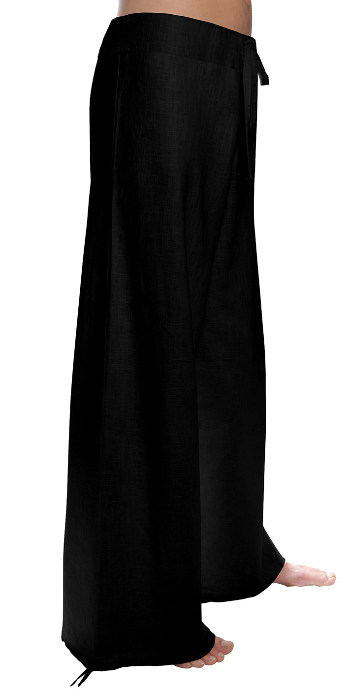 Leinenhose Deluxe - schwarz - YOGISHOP