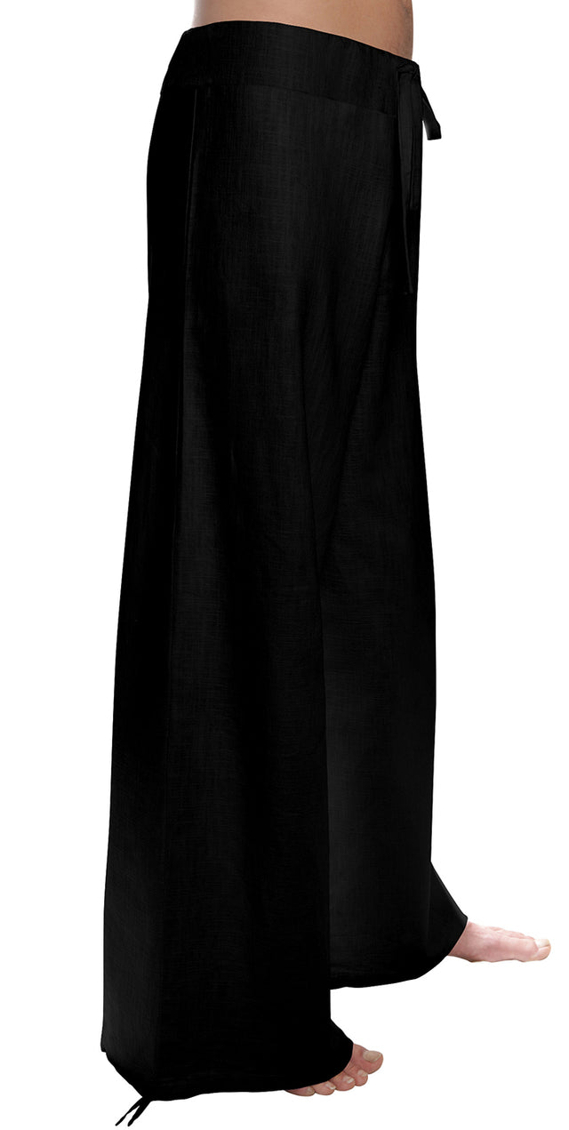 Leinenhose Deluxe - schwarz - YOGISHOP