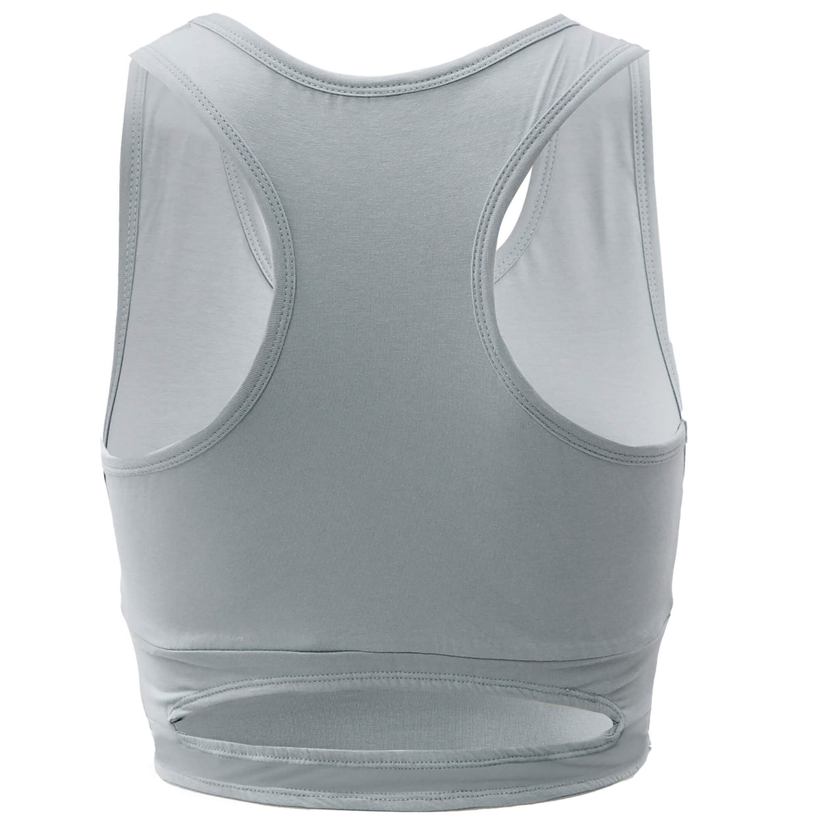 Serenity Organic Crop Top With Support - blue - YOGISHOP