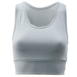 Serenity Organic Crop Top With Support - blue - YOGISHOP