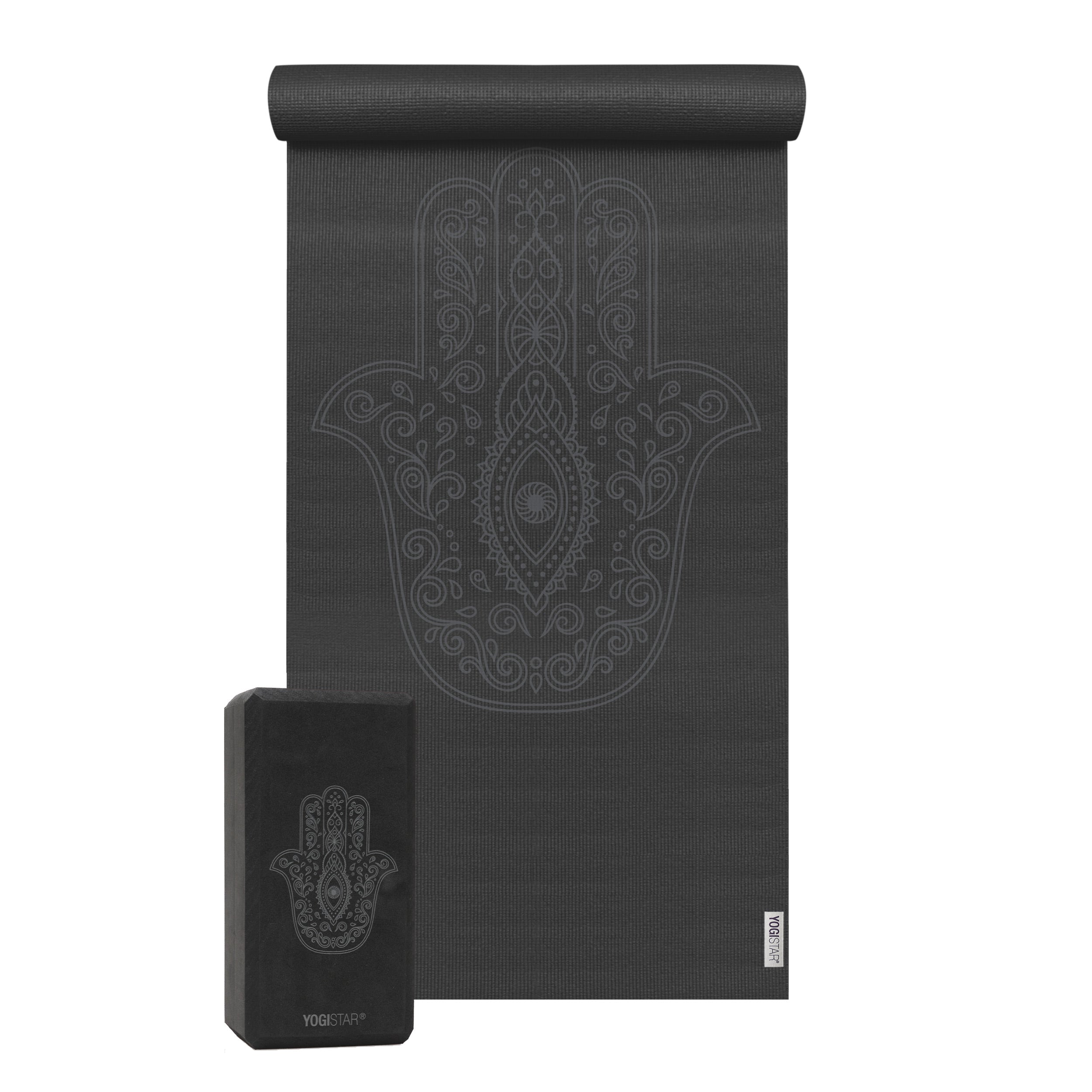 Yoga-Set Starter Edition - hand of fatima (Yogamatte + 1 Yogablock) - YOGISHOP