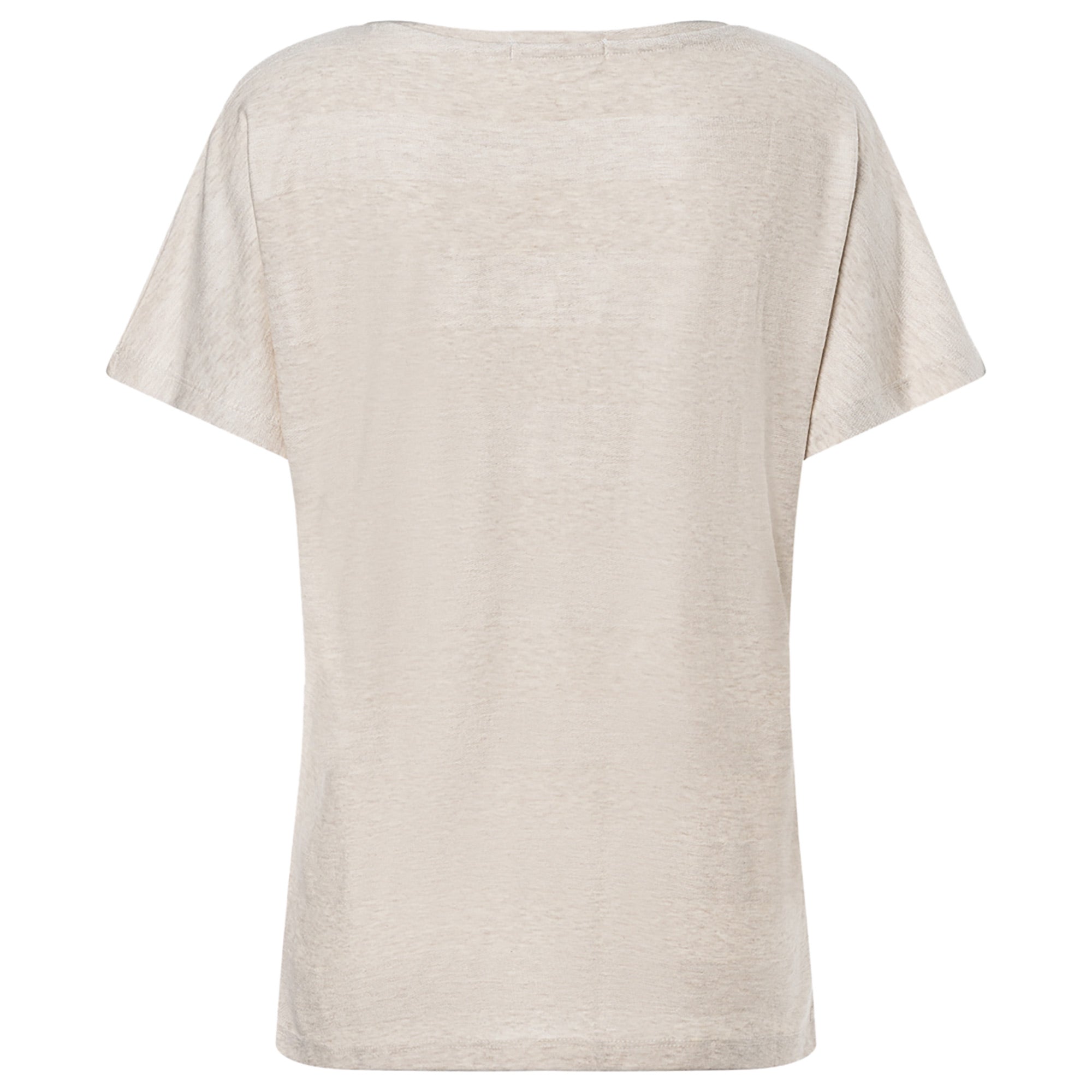 Shirt comfort fit Eka Padma - sand-nature melange gold - YOGISHOP