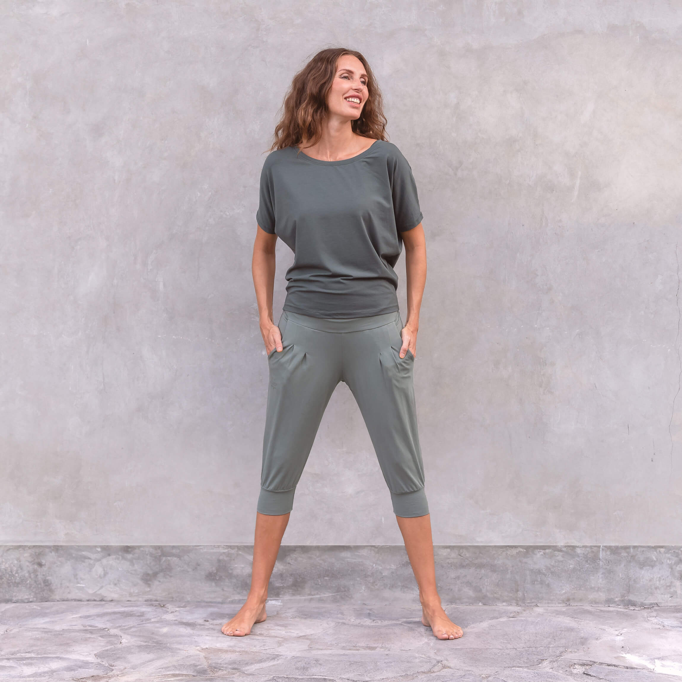 Yoga-Shirt Maria - forest - YOGISHOP