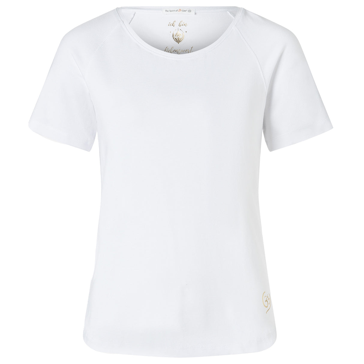 Yoga Shirt - OM Herz - weiss - YOGISHOP
