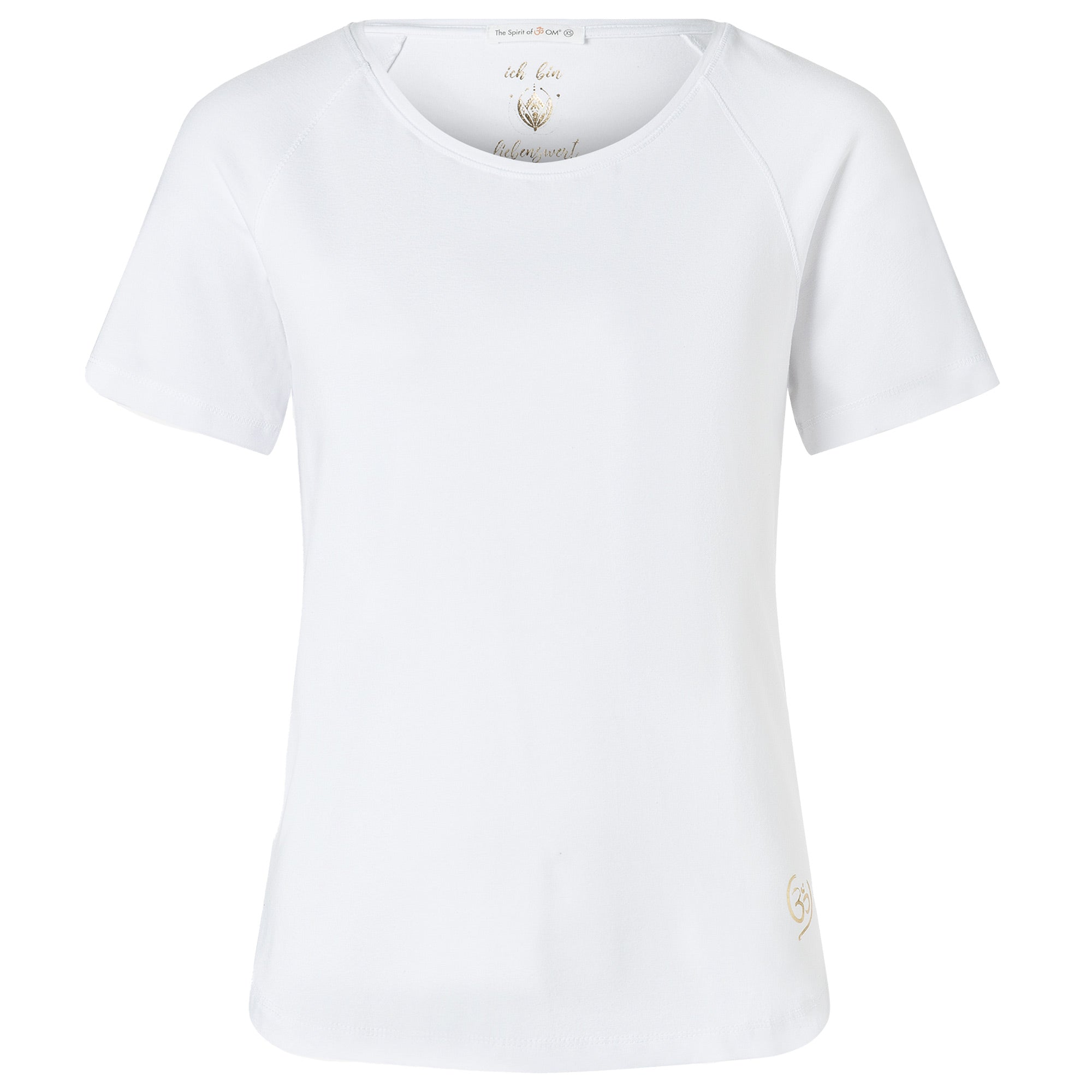 Yoga Shirt - OM Herz - weiss - YOGISHOP