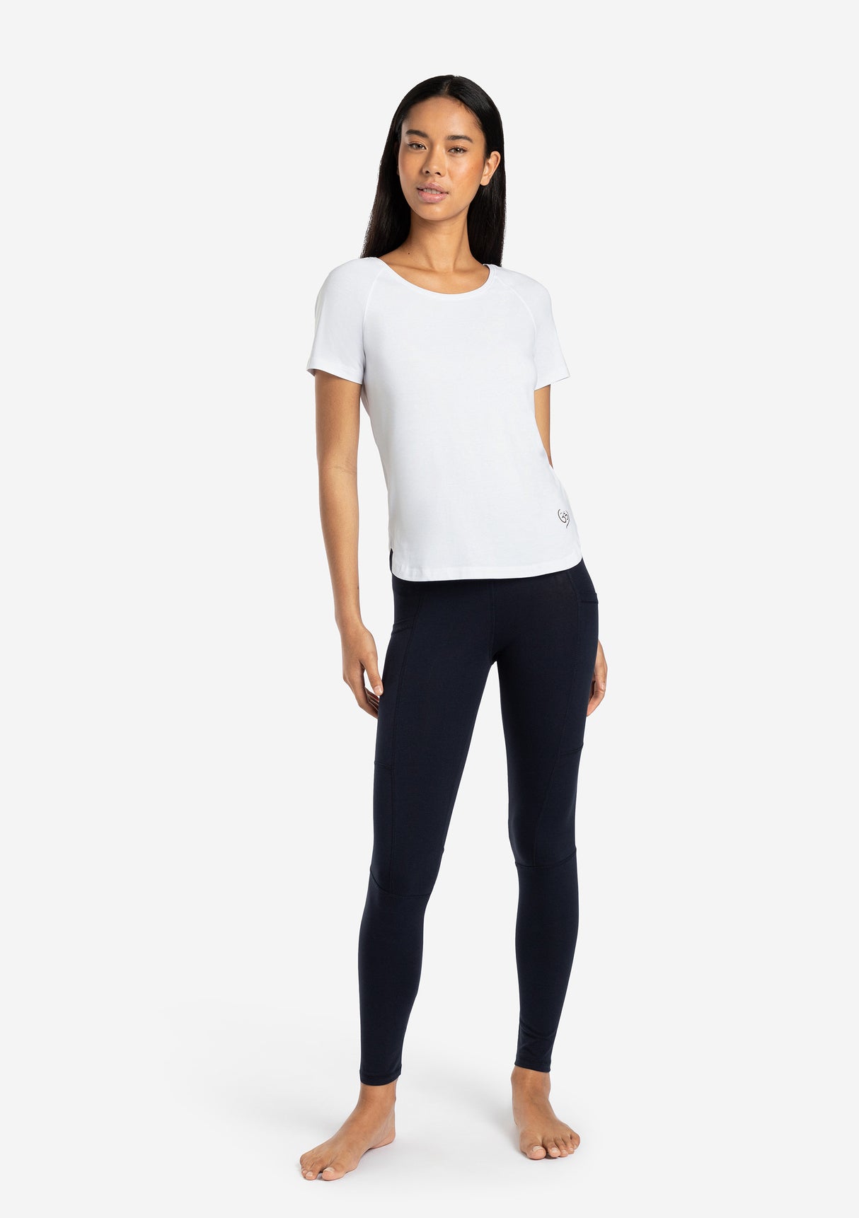 Yoga Shirt - OM Herz - weiss - YOGISHOP