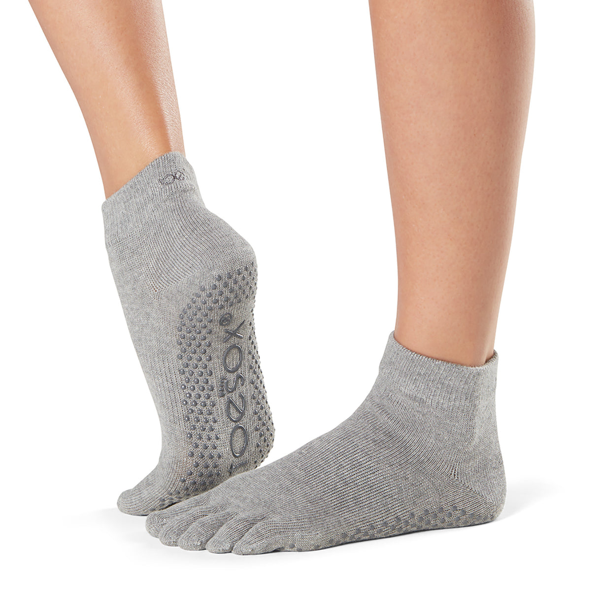 Zehensocken "ANKLE" geschlossen, heather grey - YOGISHOP
