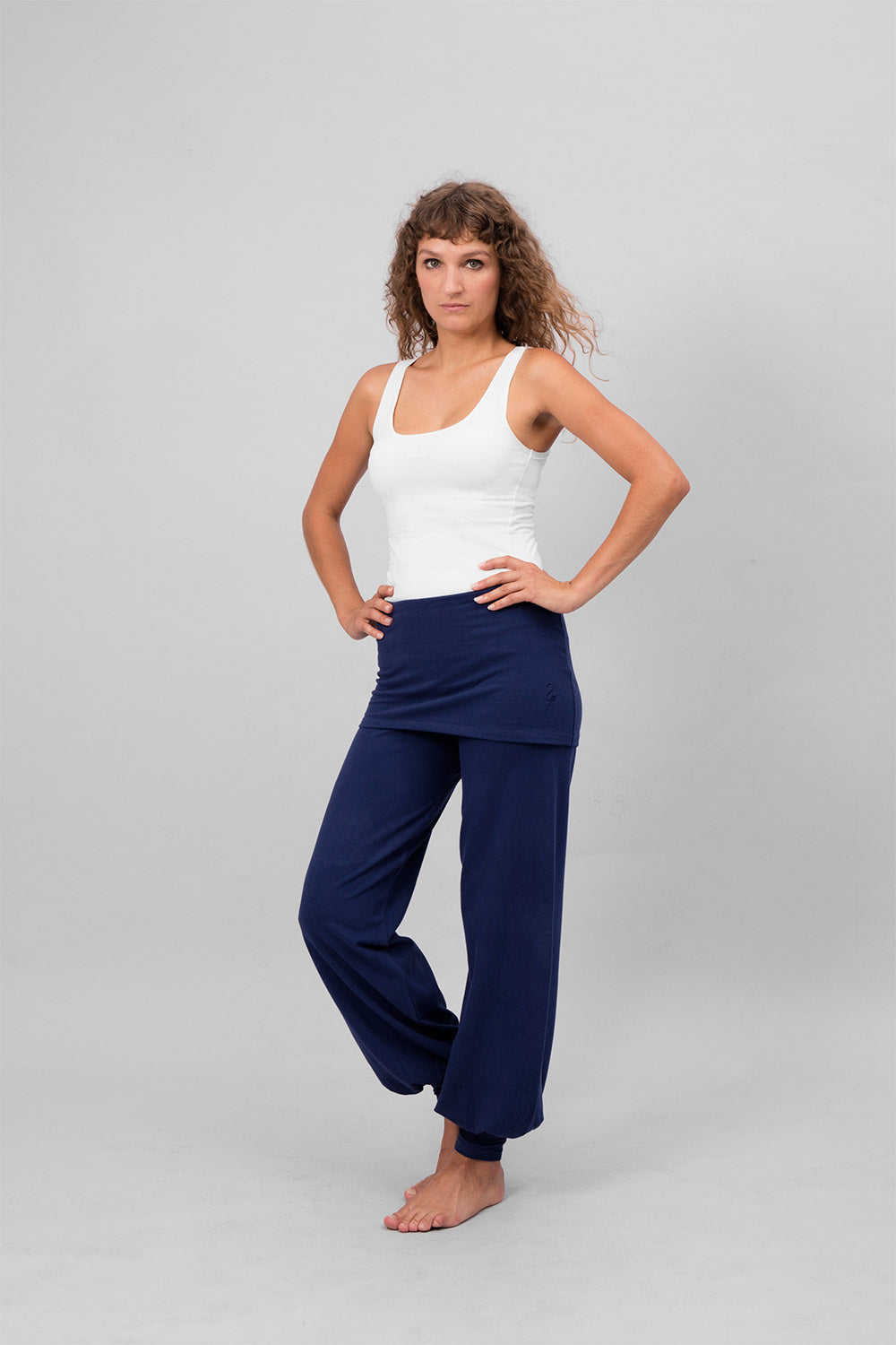 Yogahose "Sohang" - atlantik blau - YOGISHOP