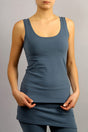 Yoga-Top "Sohang" - indigo blau - YOGISHOP