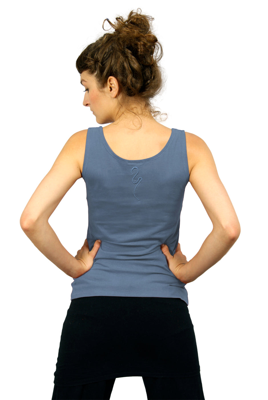 Yoga-Top "Sohang" - indigo blau - YOGISHOP