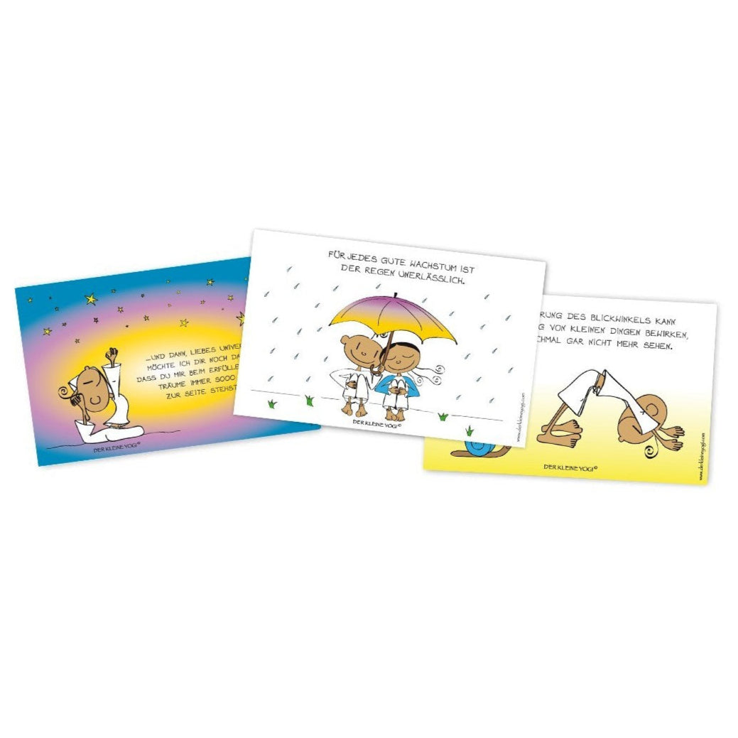 Yogi-Spruchkärtchen Liebevolle Gedanken von Der kleine Yogi - YOGISHOP