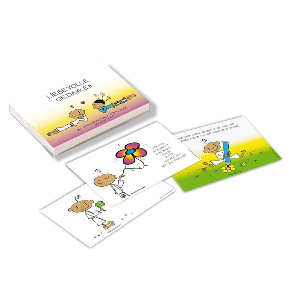 Yogi-Spruchkärtchen Liebevolle Gedanken von Der kleine Yogi - YOGISHOP