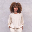 Sweater Chiara - nature waffle - YOGISHOP