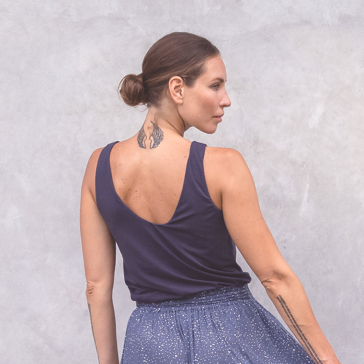 Yoga-Top April - nightblue - YOGISHOP