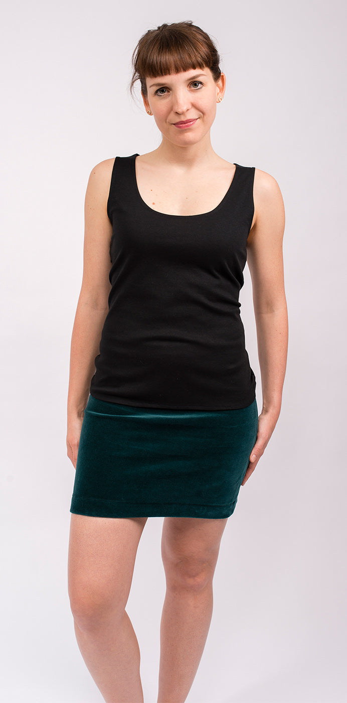 Top "Open Back" - black - YOGISHOP