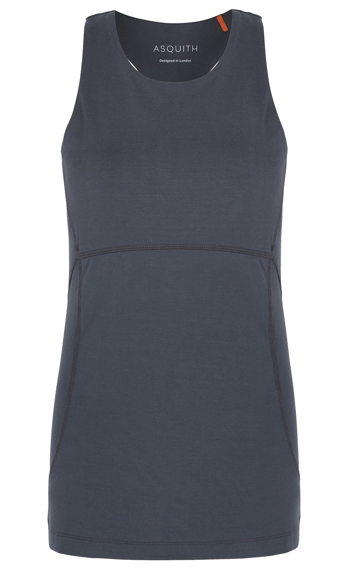 Yoga-Tank-Top "Radiance Racer" - smoke - YOGISHOP