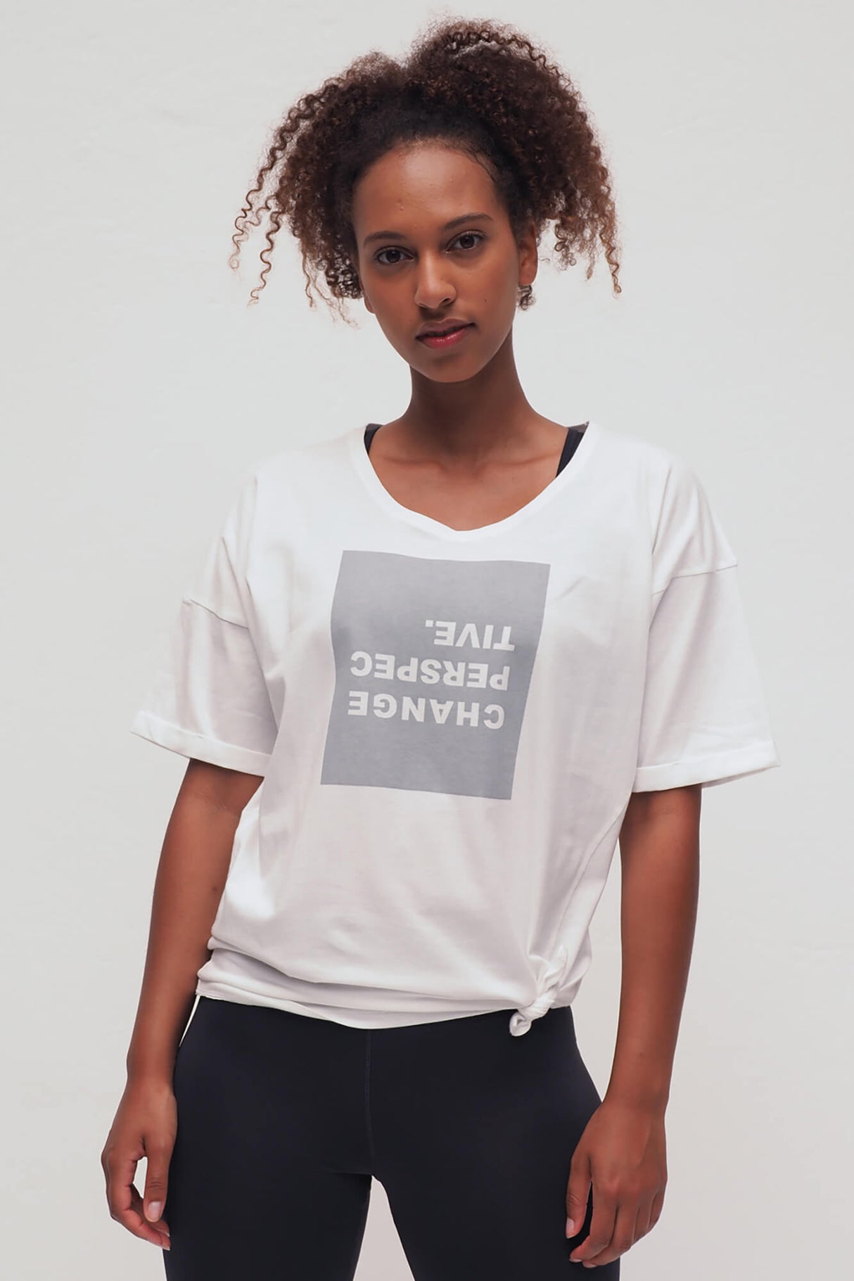 T-Shirt Akasha change - white - YOGISHOP