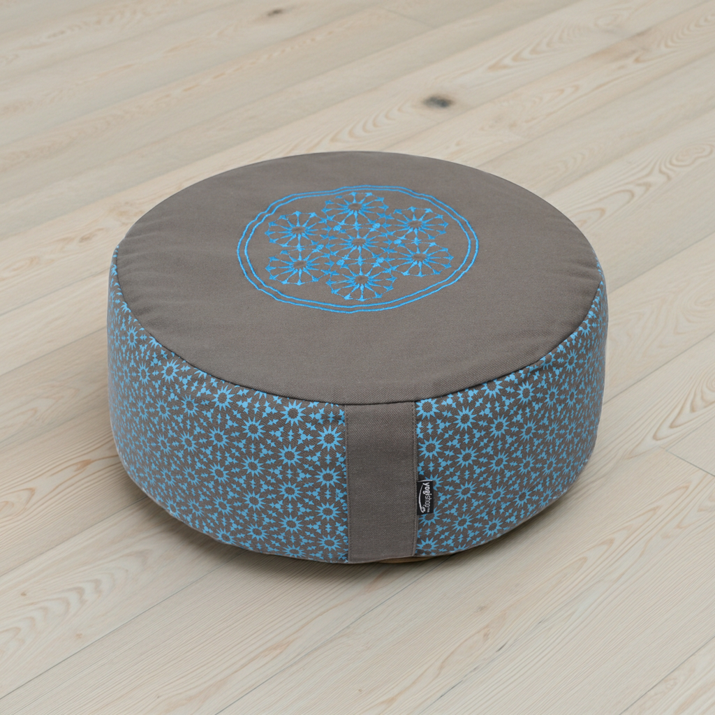 Meditationskissen rund - vintage - cotton - ø 36cm x 15cm