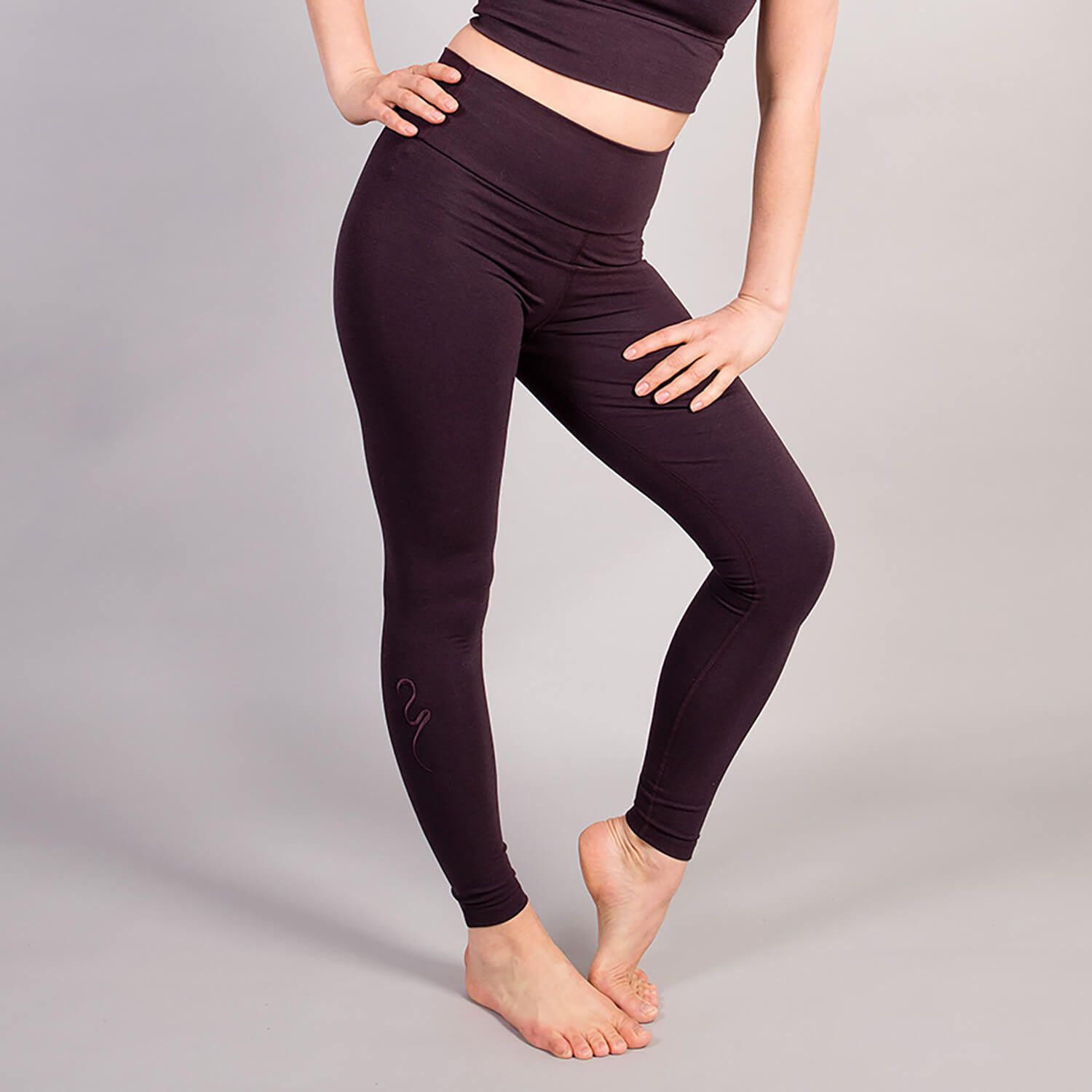 Vega Yoga Legging - Dark Purple - YOGISHOP