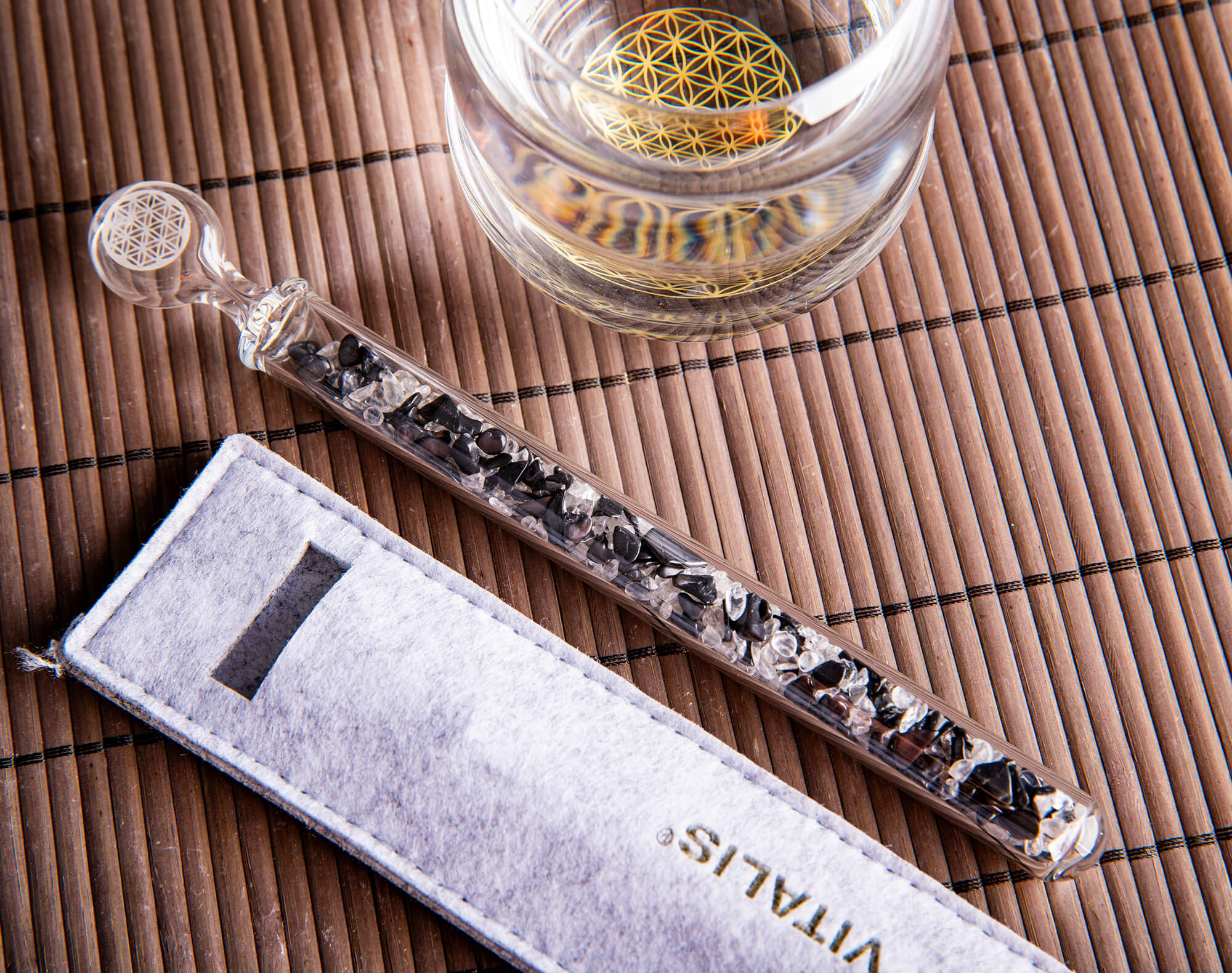 Kristall-Vitalstab - Space Clearing - YOGISHOP