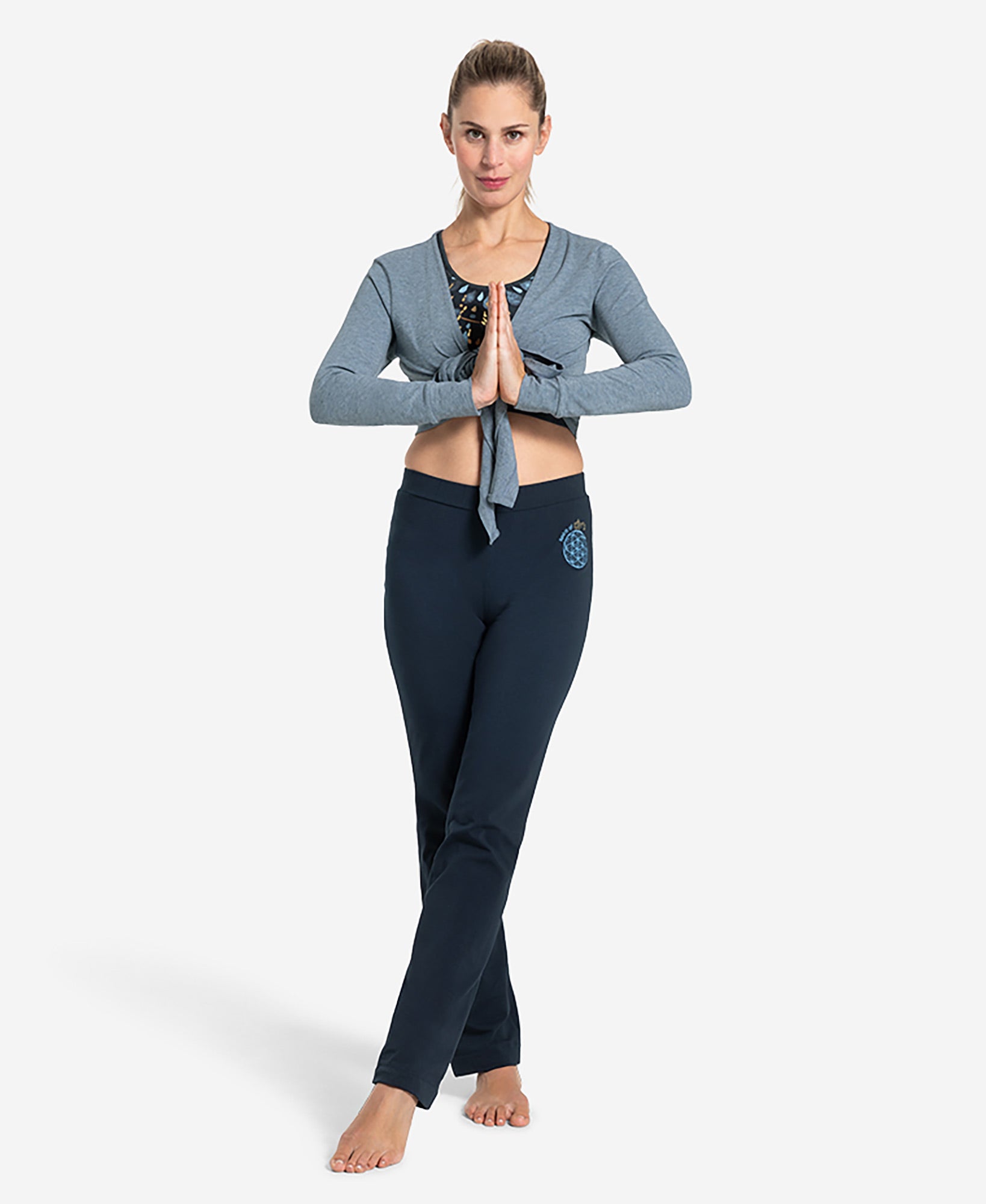 Wellnesshose Ananda - dunkelblau - YOGISHOP