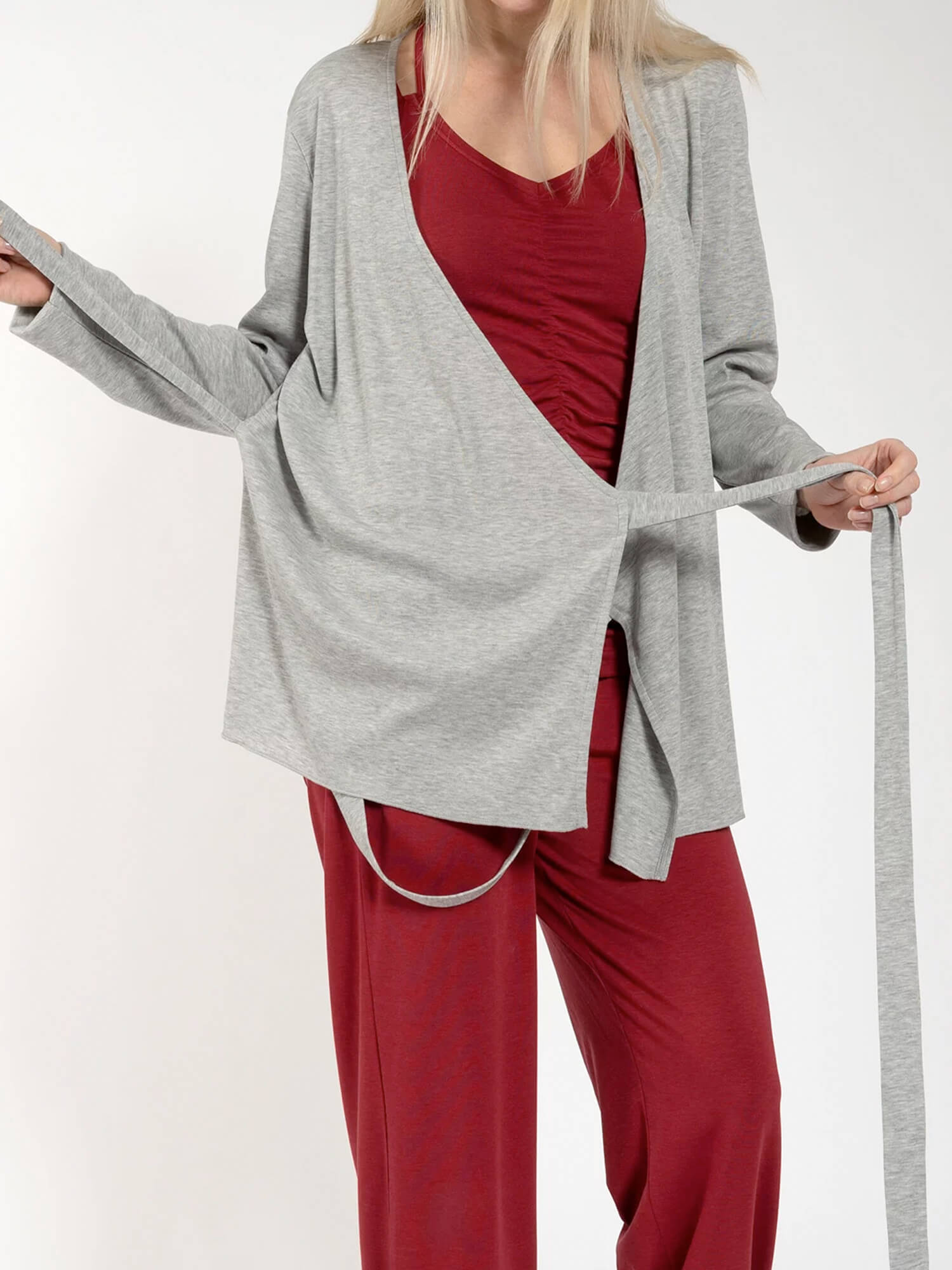 Wickeljacke Zoe - grey - YOGISHOP